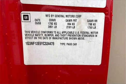Used 2000 Oldsmobile Alero GLS w/ Gold Pkg image 26