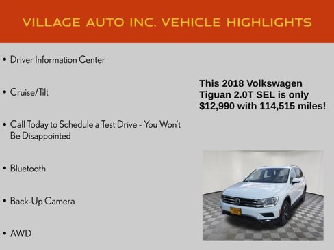 Used 2018 Volkswagen Tiguan SEL image 14