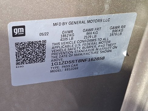 Certified 2022 Chevrolet Malibu LT image 14