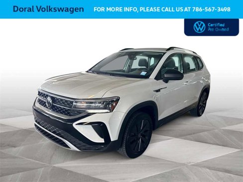 Certified 2023 Volkswagen Taos S w/ IQ Drive S Package image 1
