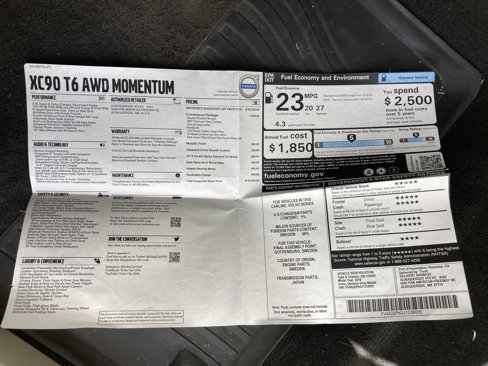 Used 2018 Volvo XC90 T6 Momentum w/ Convenience Package image 9