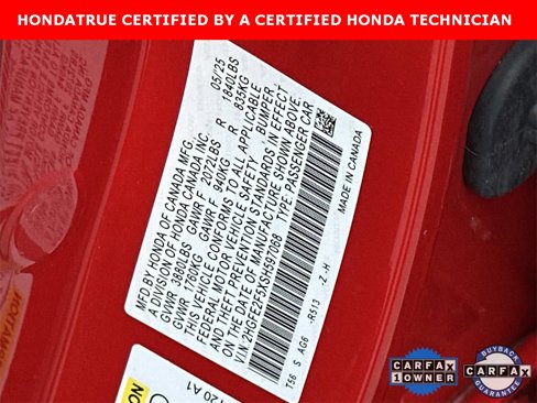 Certified 2025 Honda Civic Sport image 31