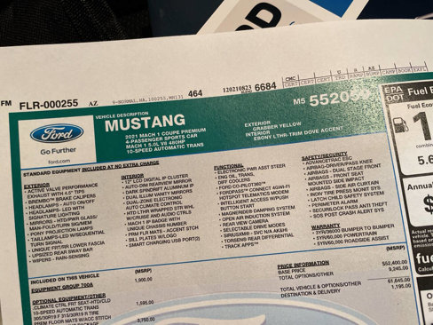 Used 2021 Ford Mustang Mach 1 w/ Mach 1 Handling Package image 4
