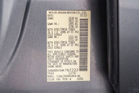 Used 2017 Nissan Frontier SV w/ SV Value Truck Package image 37