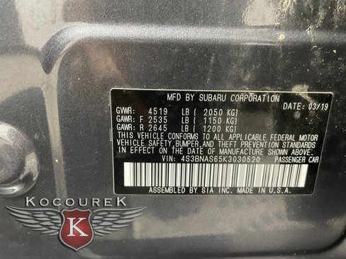 Used 2019 Subaru Legacy 2.5i Sport image 27