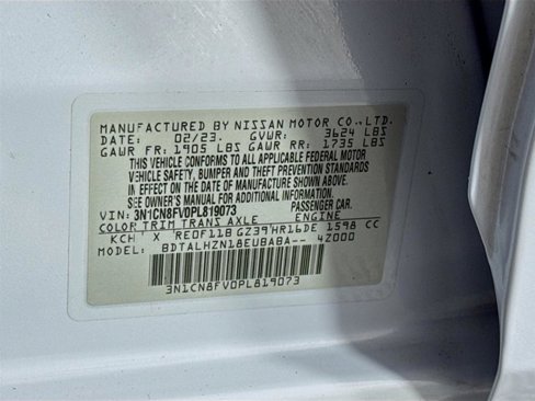 Certified 2023 Nissan Versa SR image 31