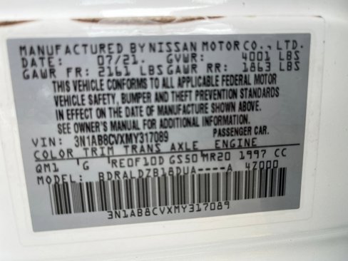 Used 2021 Nissan Sentra SV image 29
