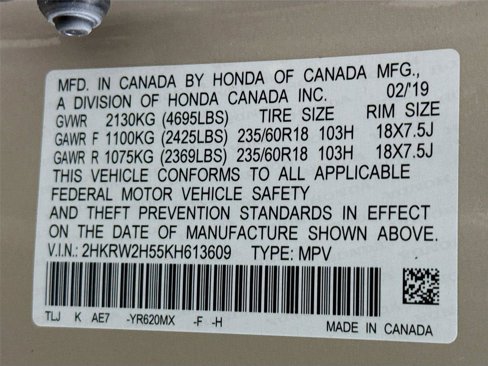Used 2019 Honda CR-V EX image 32