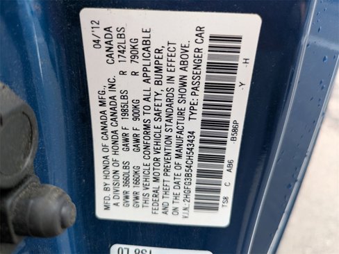 Used 2012 Honda Civic LX image 26