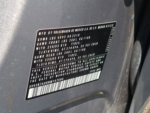 Used 2022 Volkswagen Tiguan SE w/ Panoramic Sunroof Package image 29