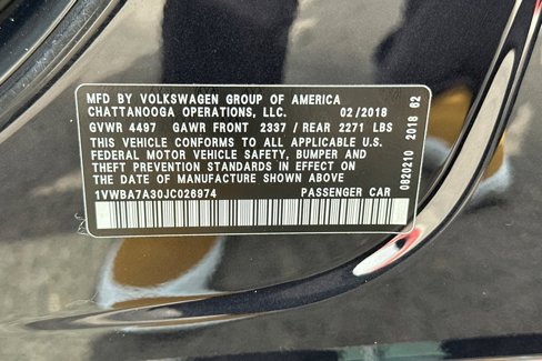 Used 2018 Volkswagen Passat 2.0T SE image 27