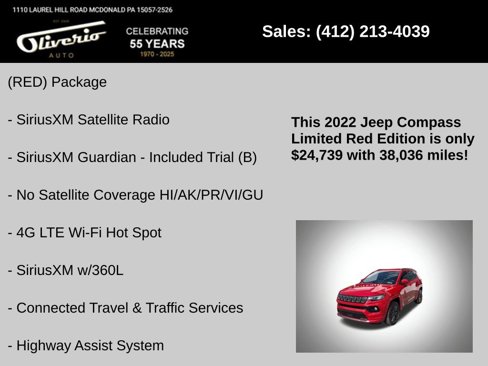 Used 2022 Jeep Compass Limited image 21