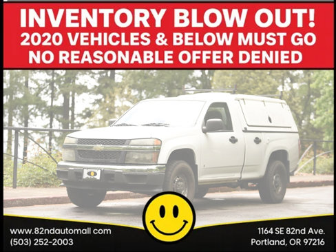 Used 2008 Chevrolet Colorado W/T w/ Mid Box Prep Package image 1