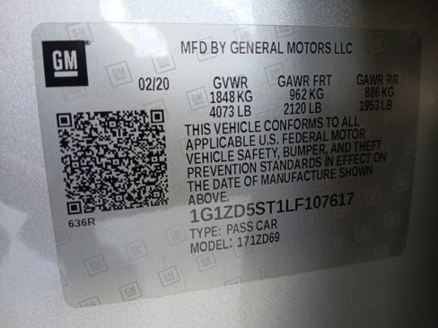 Used 2020 Chevrolet Malibu LT image 34