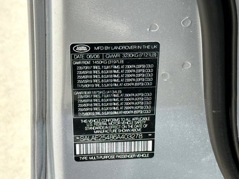 Used 2006 Land Rover LR3 SE image 38