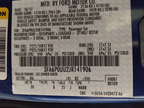 Used 2018 Ford Fusion S image 33