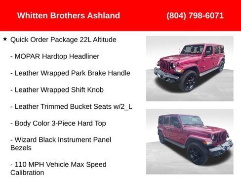 Used 2022 Jeep Wrangler Unlimited Sahara image 4