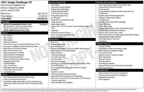 Used 2021 Dodge Challenger GT w/ Driver Convenience Group image 3