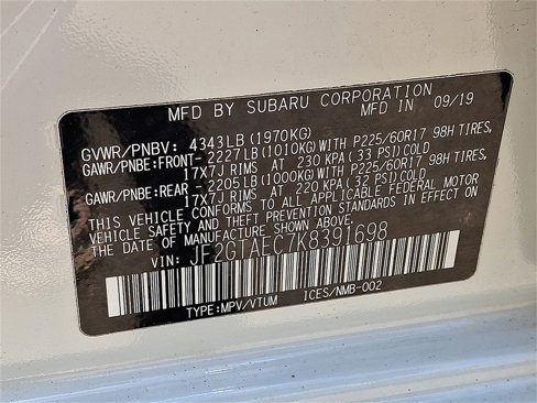 Used 2019 Subaru Crosstrek 2.0i Premium w/ Eyesight System image 27