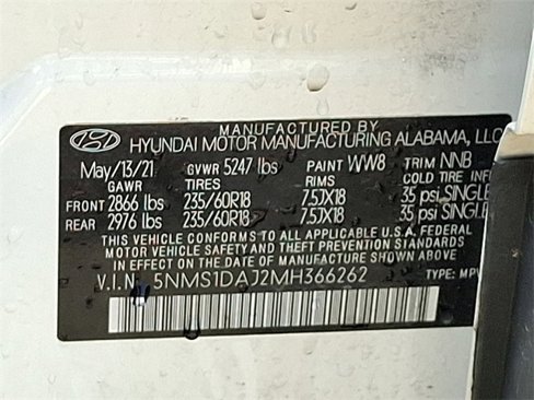 Certified 2021 Hyundai Santa Fe SE image 26