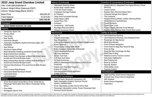 Used 2022 Jeep Grand Cherokee Limited image 35