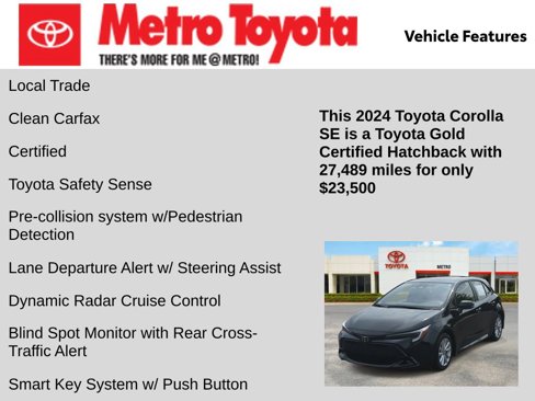 Certified 2024 Toyota Corolla SE image 6