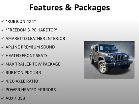 Used 2017 Jeep Wrangler Unlimited Rubicon w/ Max Tow Package image 4