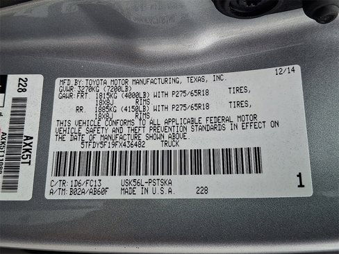 Used 2015 Toyota Tundra SR5 w/ SR5 Upgrade Package image 27