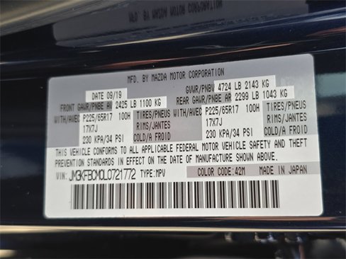 Used 2020 MAZDA CX-5 Touring image 40