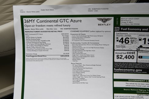 New 2026 Bentley Continental GTC image 28