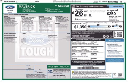 Used 2022 Ford Maverick XL image 34