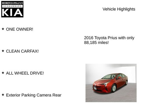 Used 2016 Toyota Prius Two image 7