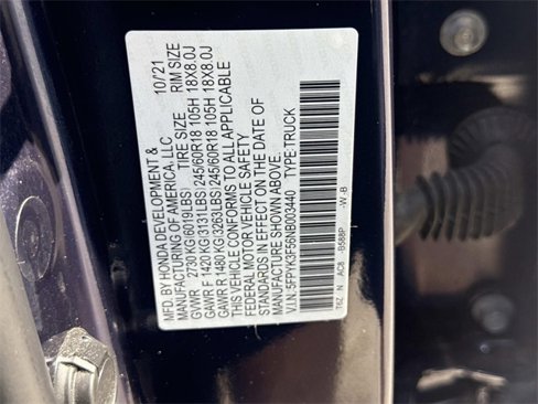 Used 2022 Honda Ridgeline RTL image 19