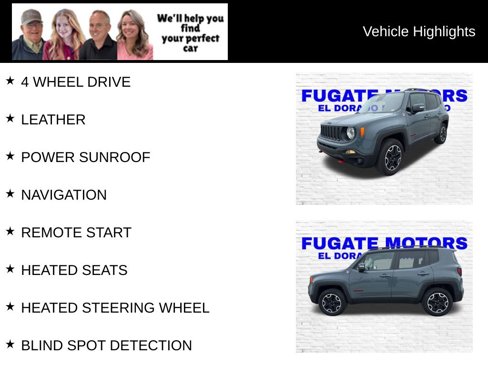 Used 2017 Jeep Renegade Trailhawk w/ Premium Trailhawk Package image 8
