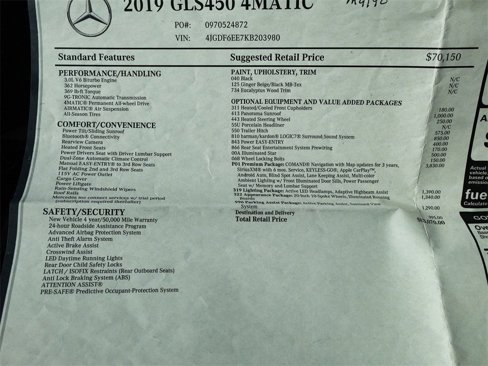 Used 2019 Mercedes-Benz GLS 450 4MATIC image 32