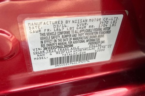 Used 2016 Nissan Versa Note SV image 34