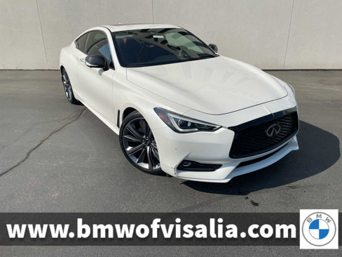 Used 2022 INFINITI Q60 Red Sport 400 w/ Carbon Fiber Package image 1