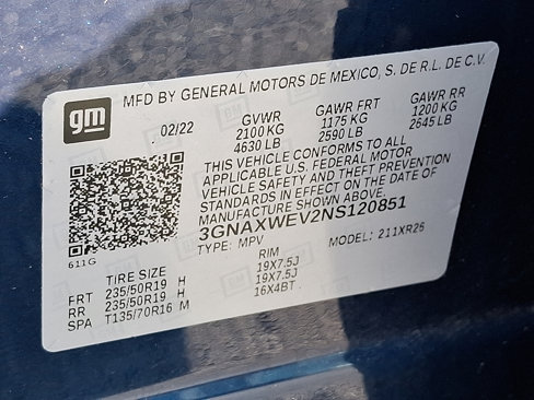 Certified 2022 Chevrolet Equinox RS w/ RS Leather Package image 30