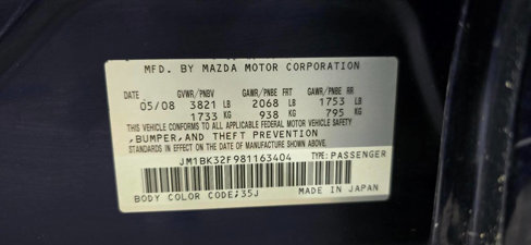 Used 2008 MAZDA MAZDA3 i Touring Value image 7