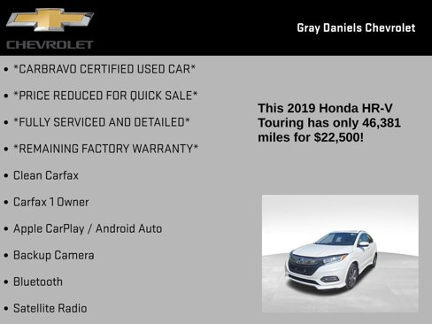 Used 2019 Honda HR-V Touring image 6