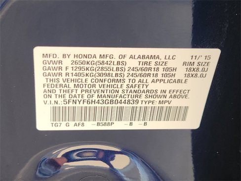 Used 2016 Honda Pilot EX image 22