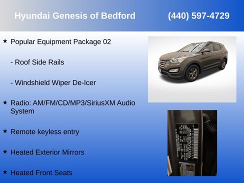 Used 2014 Hyundai Santa Fe Sport w/ Popular Equipment Package 02 image 14