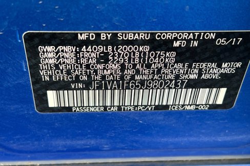 Used 2018 Subaru WRX Limited image 24