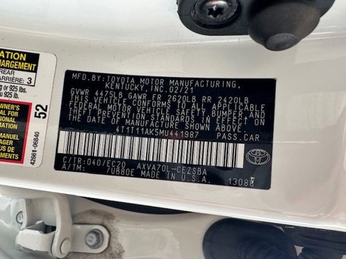 Used 2021 Toyota Camry SE w/ Convenience Package image 30