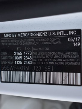Used 2017 Mercedes-Benz C 300 4MATIC Sedan w/ Premium 3 Package image 48