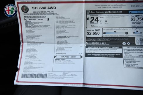 New 2025 Alfa Romeo Stelvio Sprint w/ Convenience Package image 28