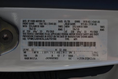 Used 2020 Ford Escape SEL image 36