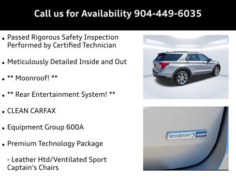 Used 2020 Ford Explorer Platinum w/ Premium Technology Package image 9