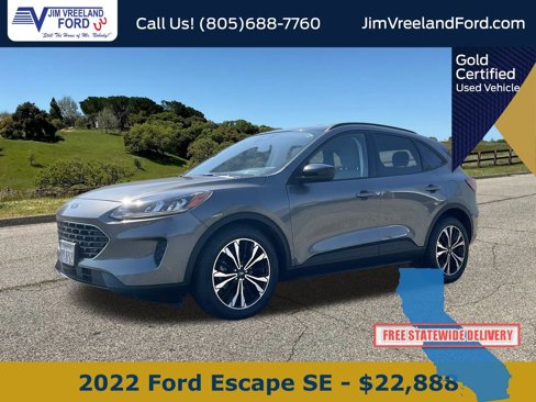 Certified 2022 Ford Escape SE w/ SE Sport Appearance Package image 1