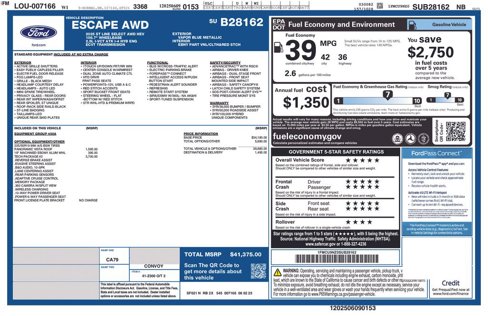 New 2025 Ford Escape ST-Line Elite w/ Tech Pack #2 image 6